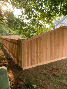 North Prairie Wood Fence Corbisier 6  Traditional and picket combo 225x300